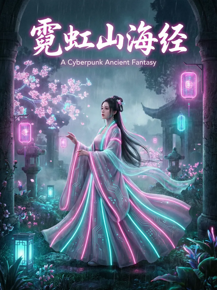 舒淇 玉女心经 古风奇缘短剧 - 霓虹山海经海报